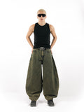The Heritage Barrel Jeans Men - Beige