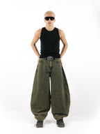 The Heritage Barrel Jeans Men - Beige