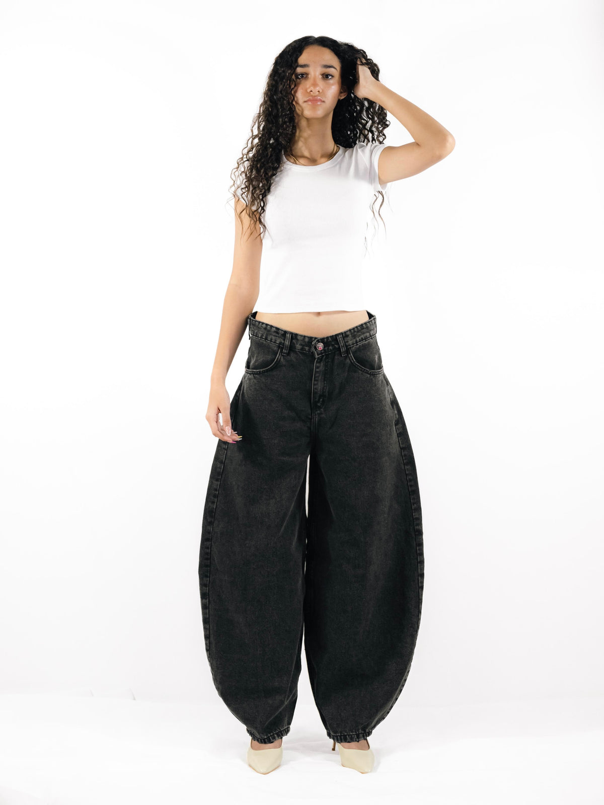 The Heritage Barrel Unisex Jeans - Gray