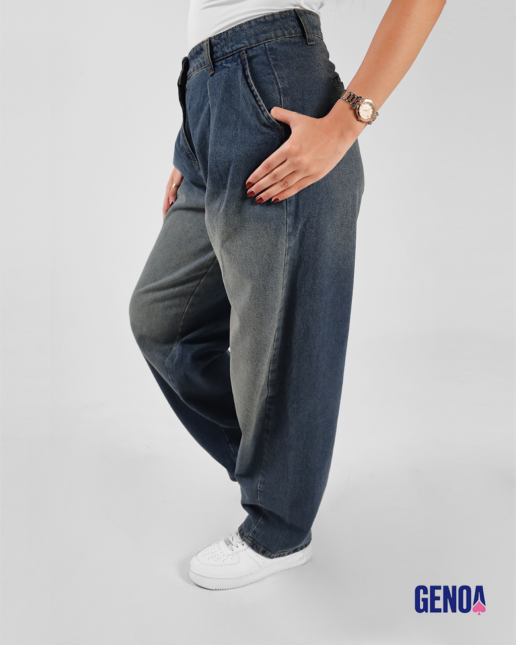 Classic Jeans - Dirty Washed Blue