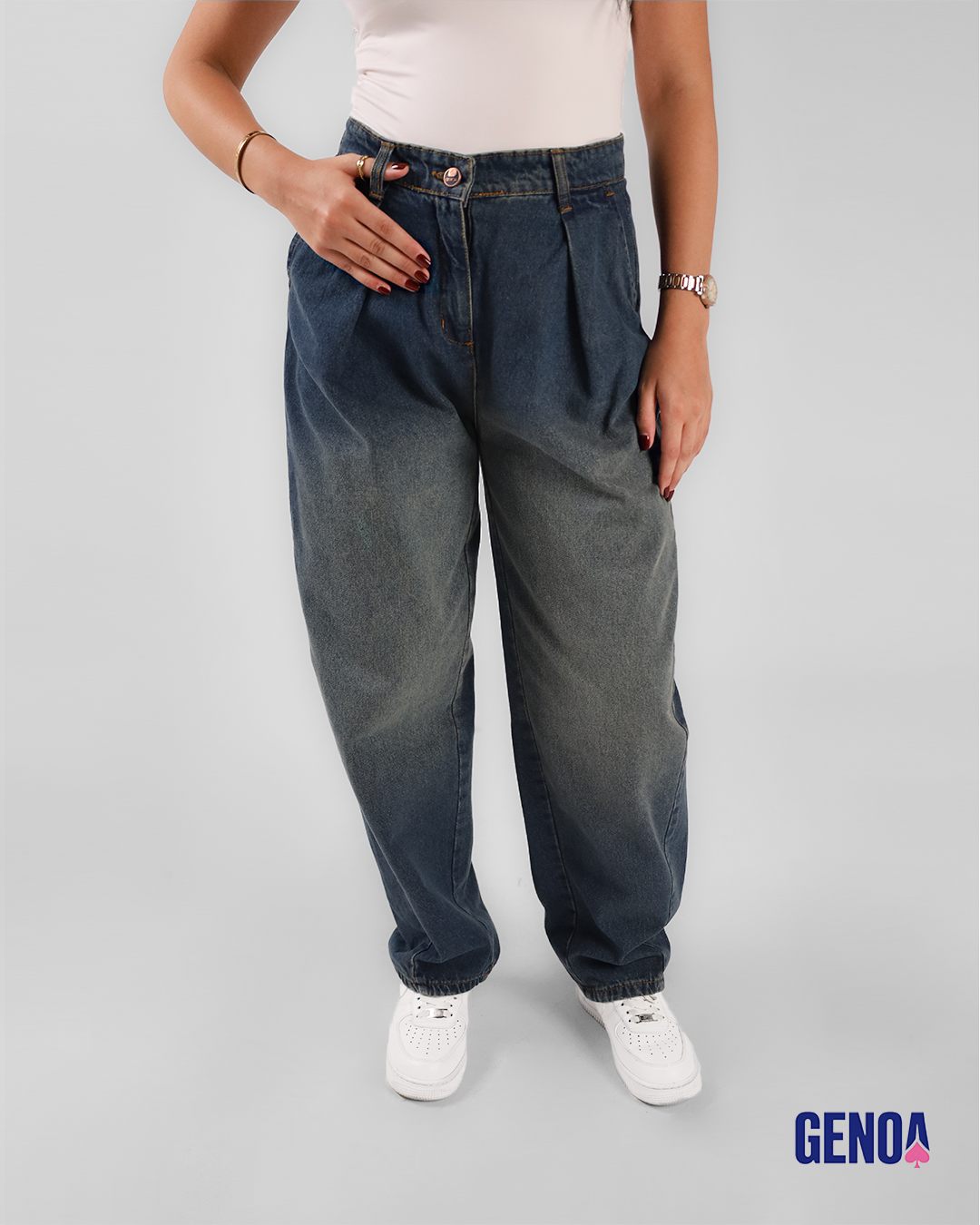 Classic Jeans - Dirty Washed Blue