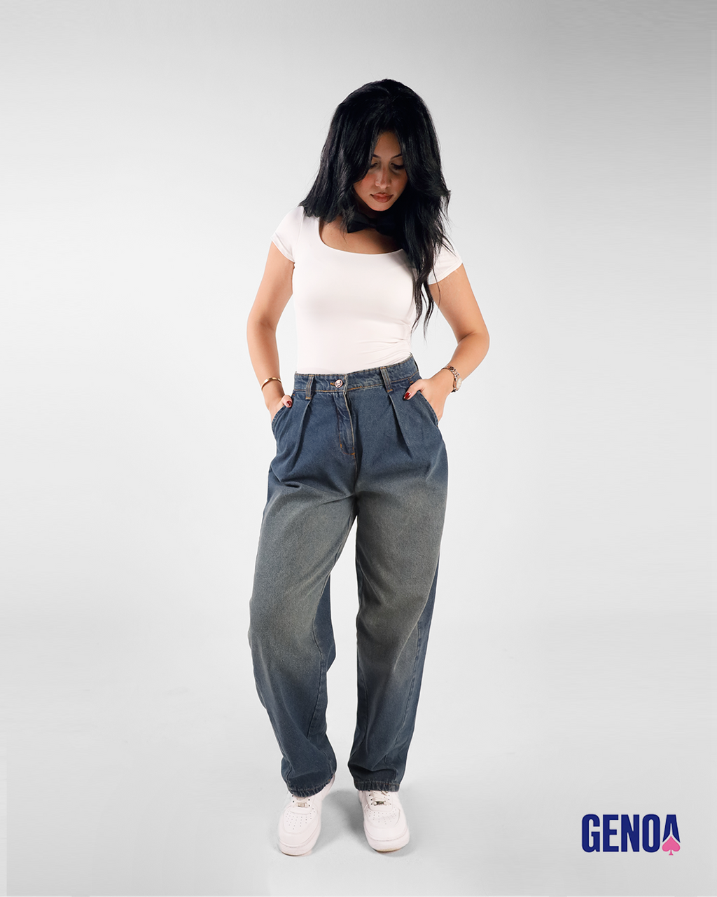 Classic Jeans - Dirty Washed Blue