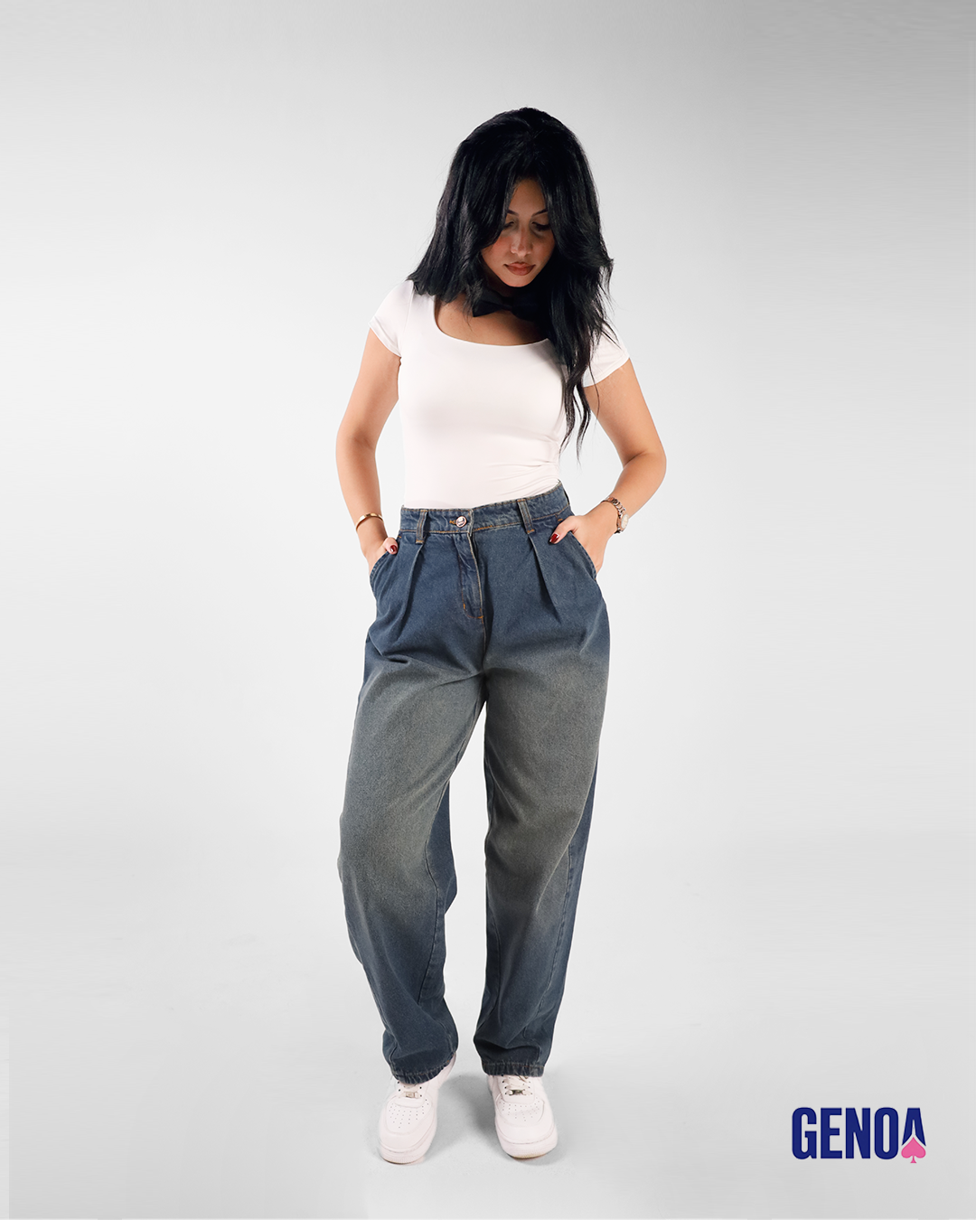Classic Jeans - Dirty Washed Blue