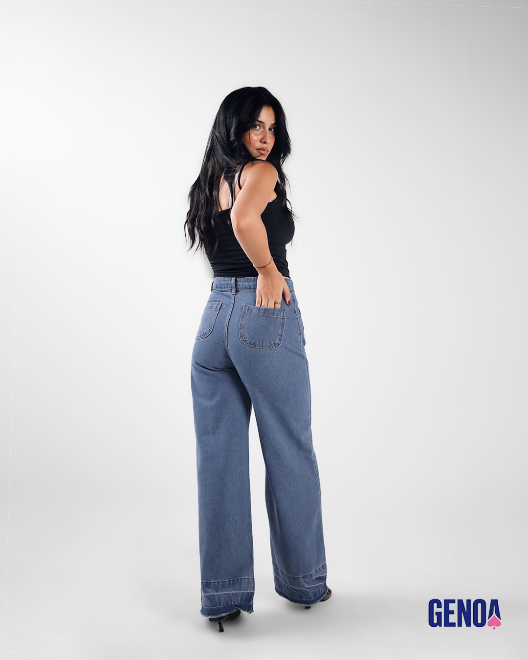 Flare Fit Jeans - Blue