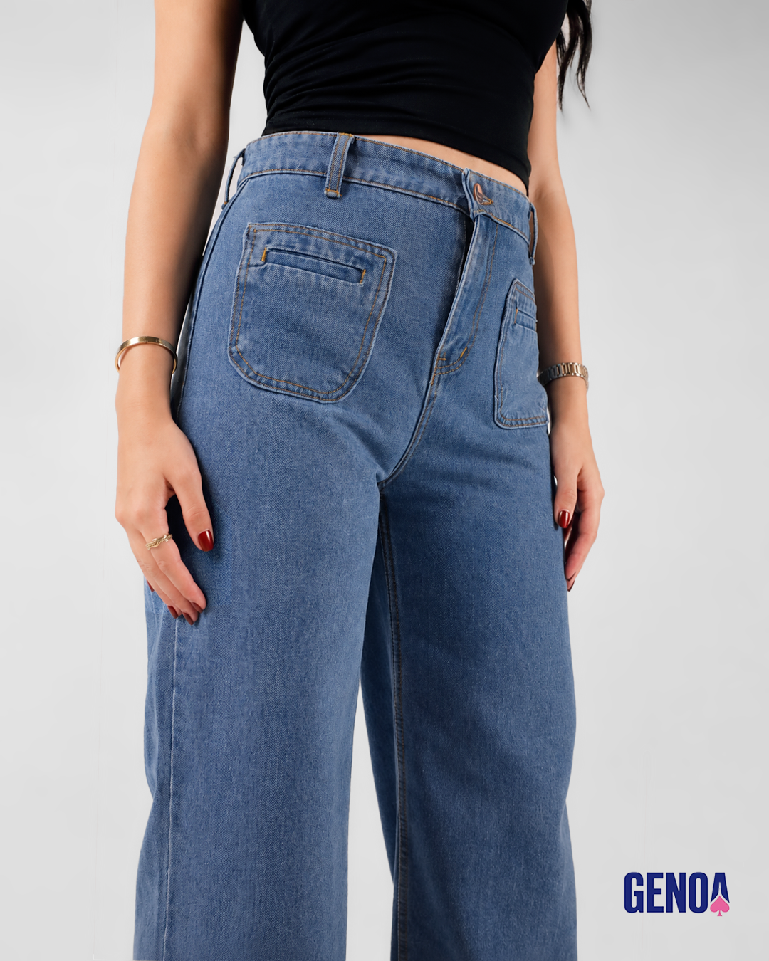 Flare Fit Jeans - Blue