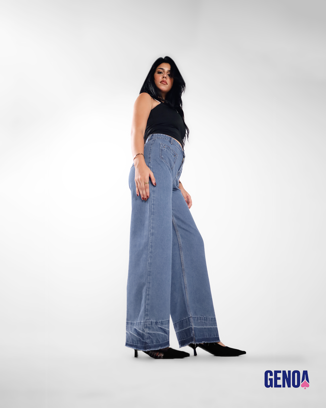 Flare Fit Jeans - Blue