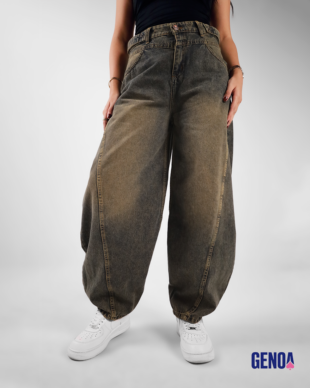 Loose Tapered Fit - Olive