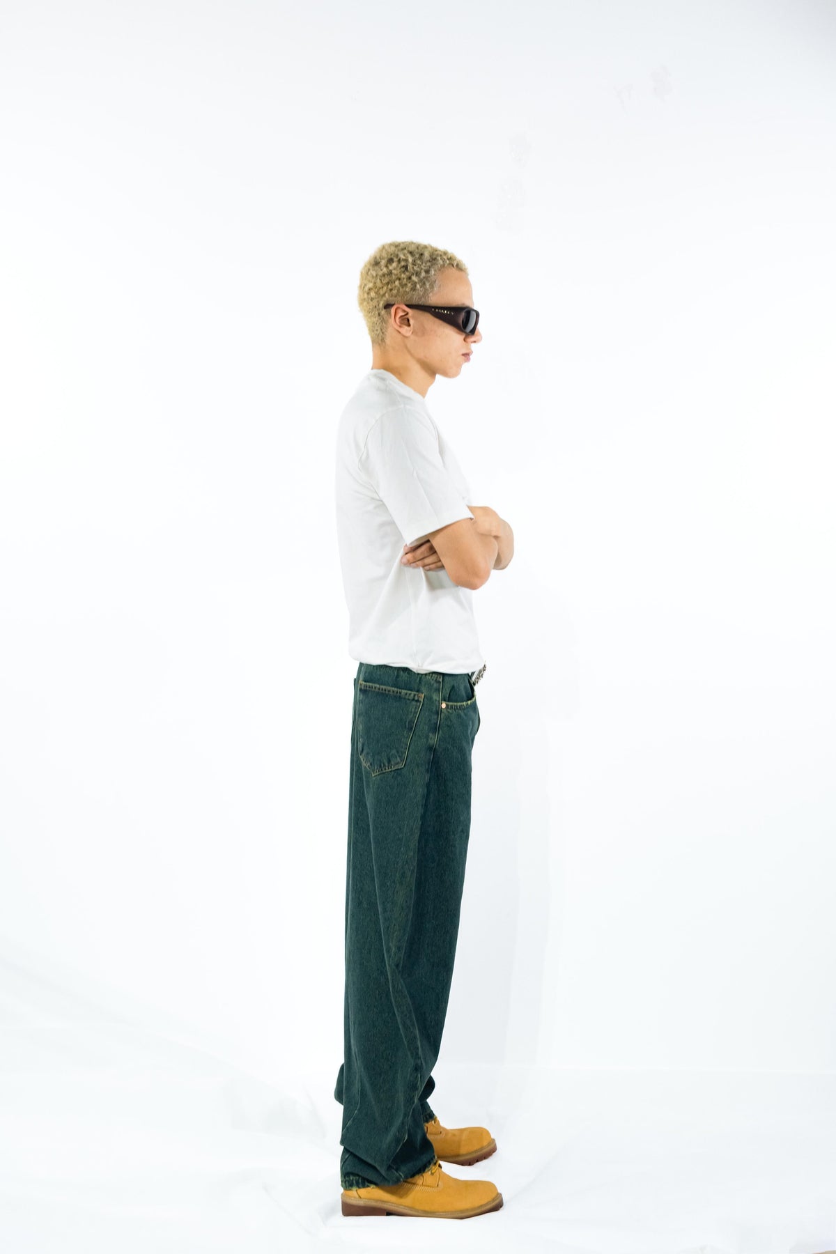 The Heritage Barrel Unisex Jeans - Olive