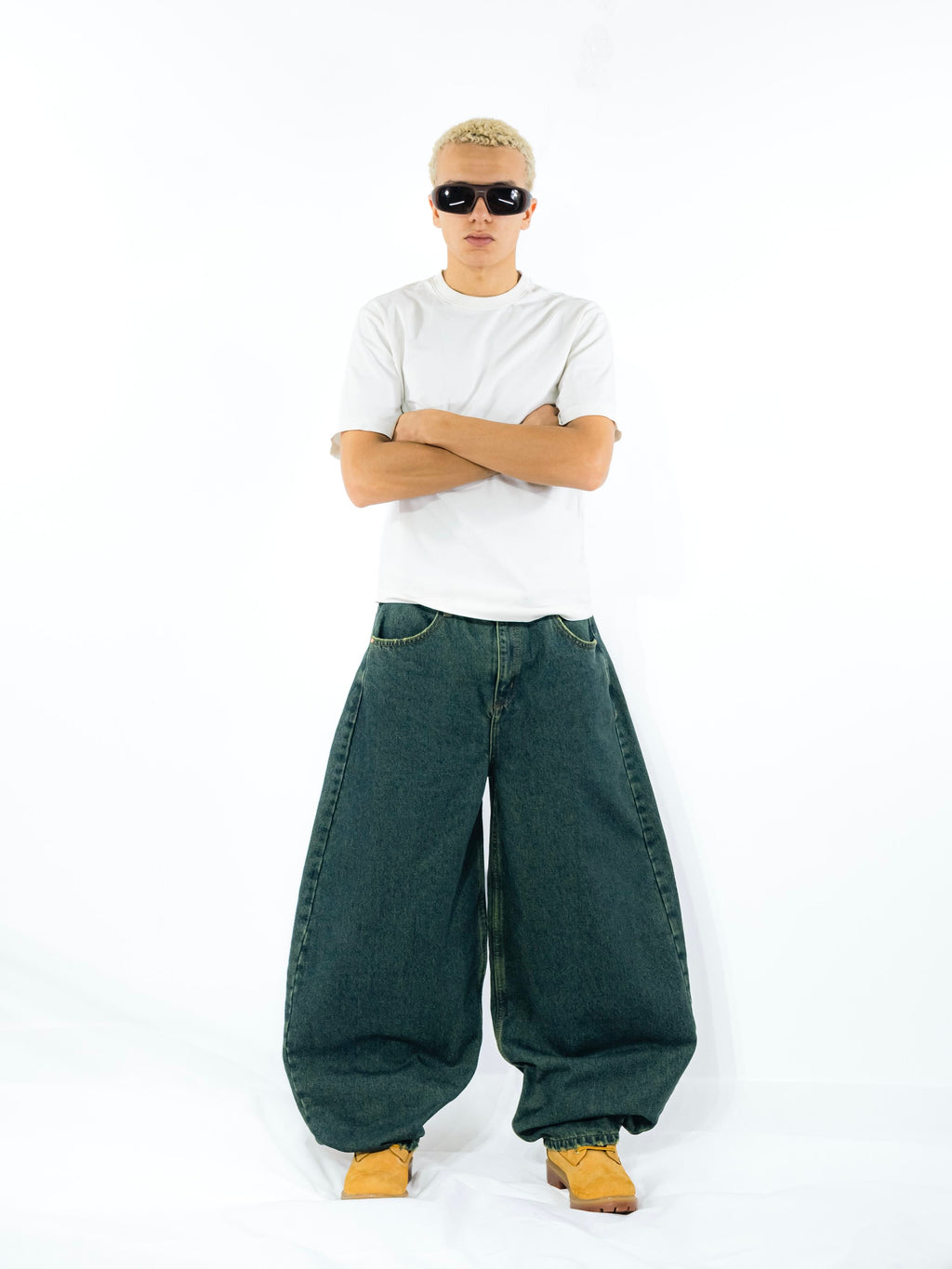 The Heritage Barrel Unisex Jeans - Olive