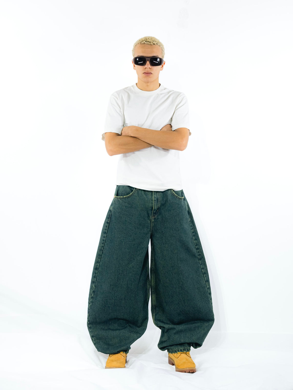 The Heritage Barrel Unisex Jeans - Olive