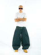 The Heritage Barrel Jeans Men - Olive