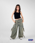 Baggy Jeans - Olive