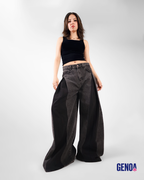 Plazzo Skirt Fit - Gray