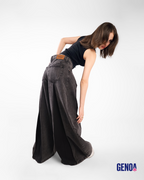 Plazzo Skirt Fit - Gray