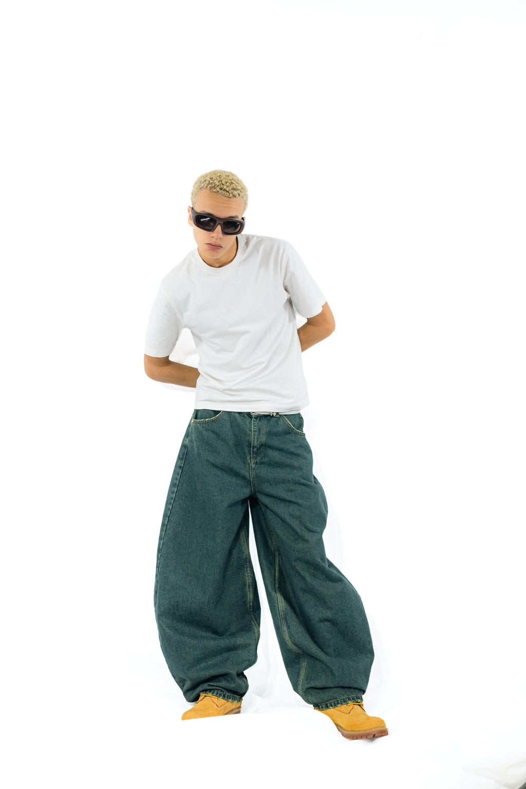 The Heritage Barrel Unisex Jeans - Olive
