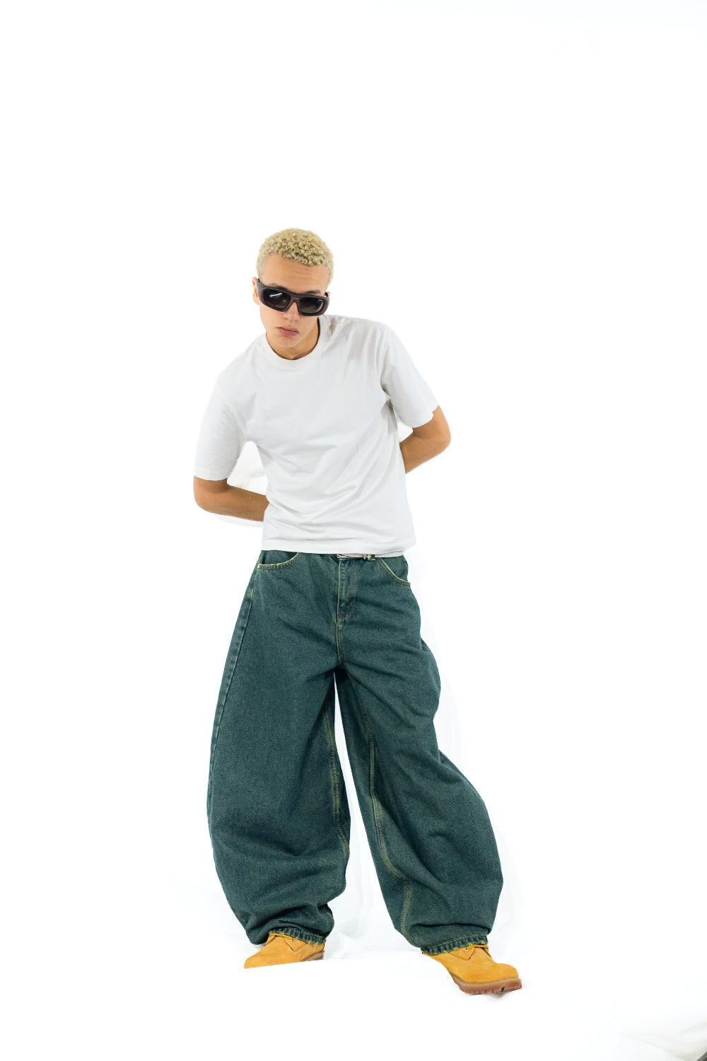 The Heritage Barrel Jeans Men - Olive