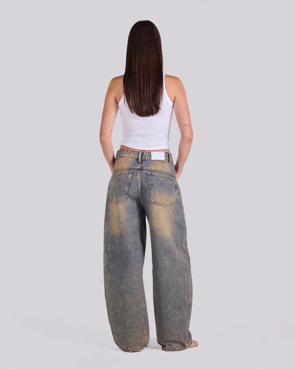 Extreme Baggy Jeans - Copper Tint Blue - GENOA