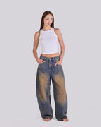 Extreme Baggy Jeans - Copper Tint Blue - GENOA