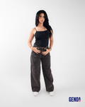 Wide Leg Denim - Gray