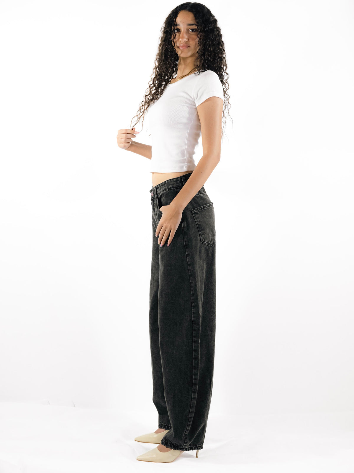 The Heritage Barrel Unisex Jeans - Gray