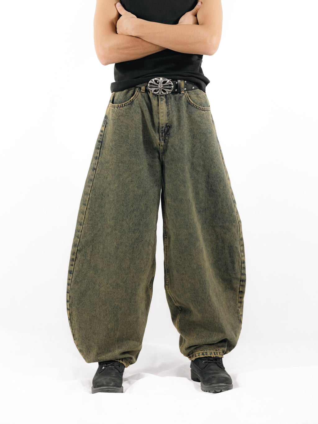 The Heritage Barrel Unisex Jeans - Beige