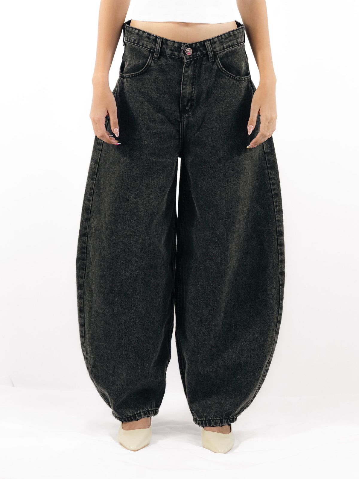 The Heritage Barrel Unisex Jeans - Gray