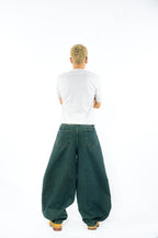 The Heritage Barrel Unisex Jeans - Olive