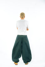 The Heritage Barrel Jeans Men - Olive