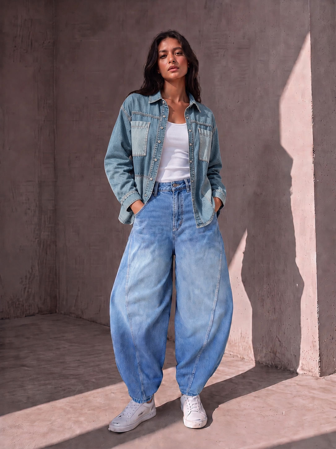 Denim Shirt - Light Blue