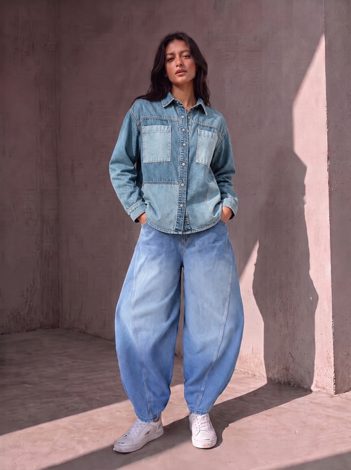 Denim Shirt - Light Blue