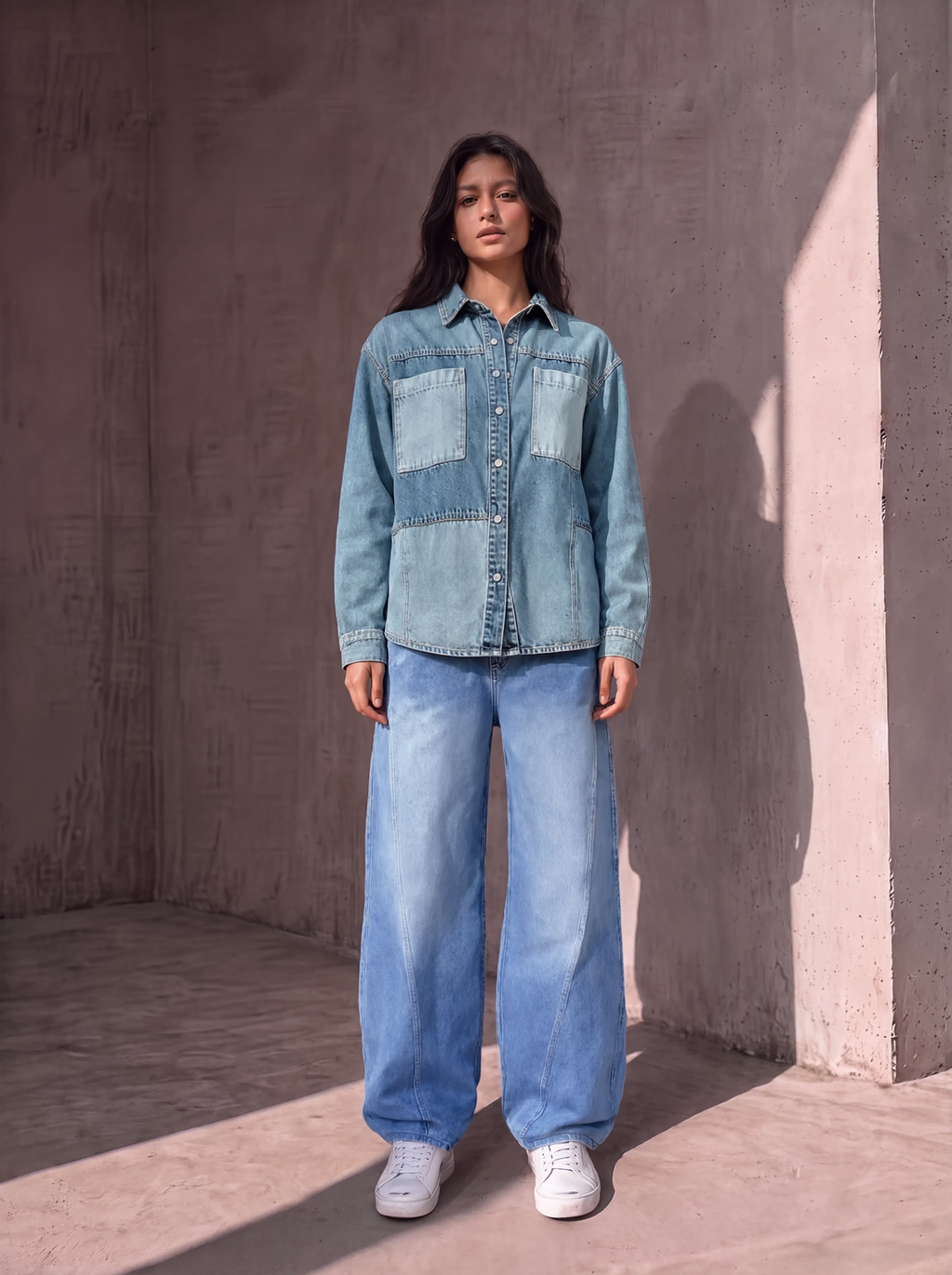 Denim Shirt - Light Blue