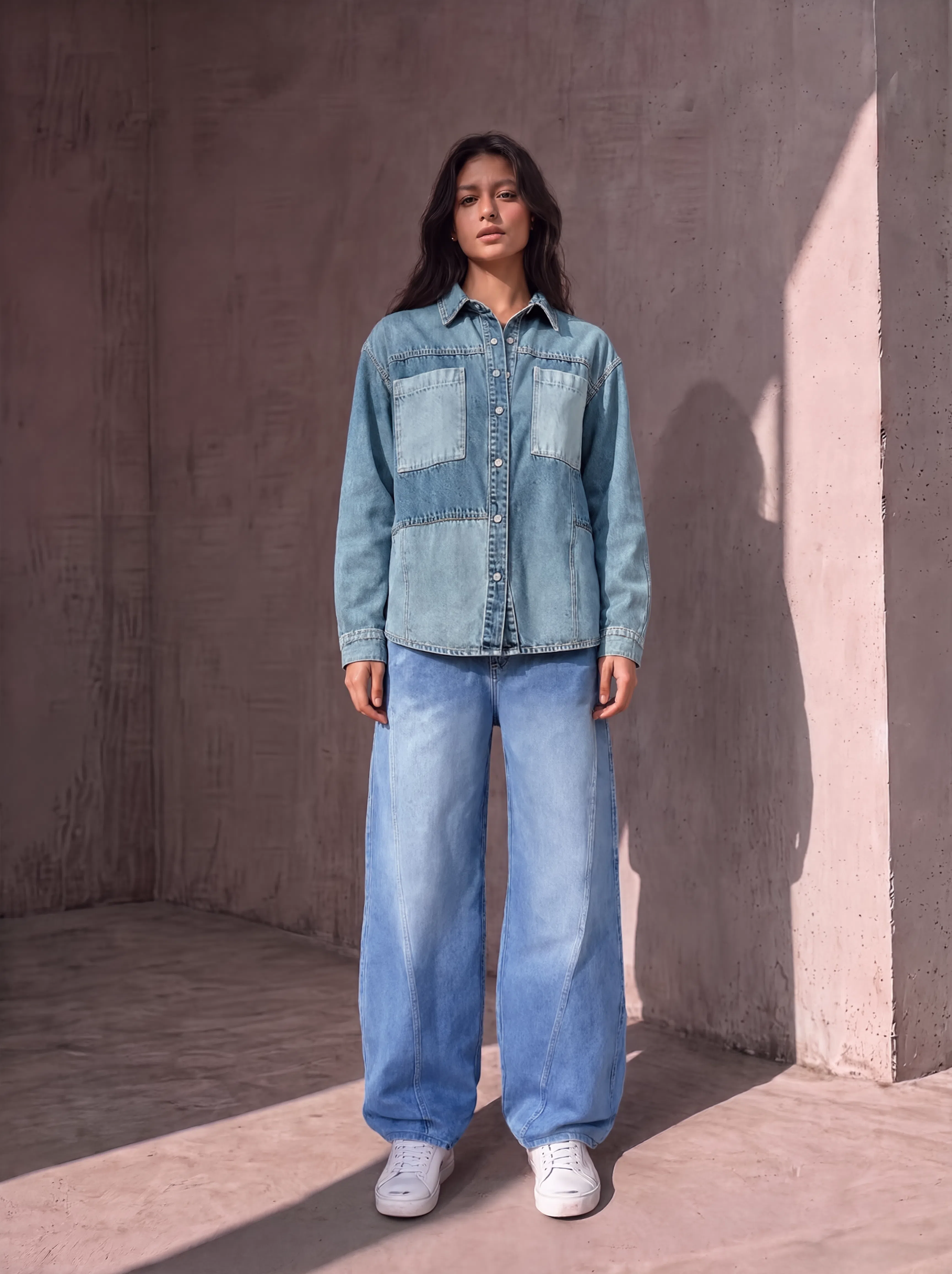 Denim Shirt - Light Blue