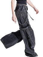 Super Baggy Unisex Jeans - Gray - GENOA