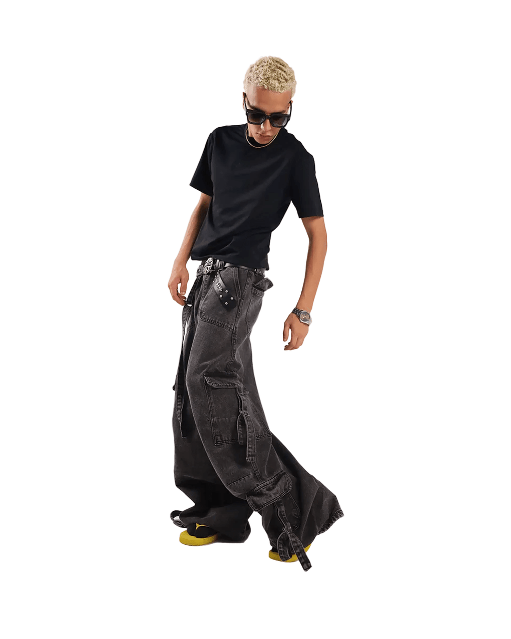Super Baggy Unisex Jeans - Gray - GENOA