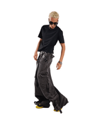Super Baggy Unisex Jeans - Gray - GENOA