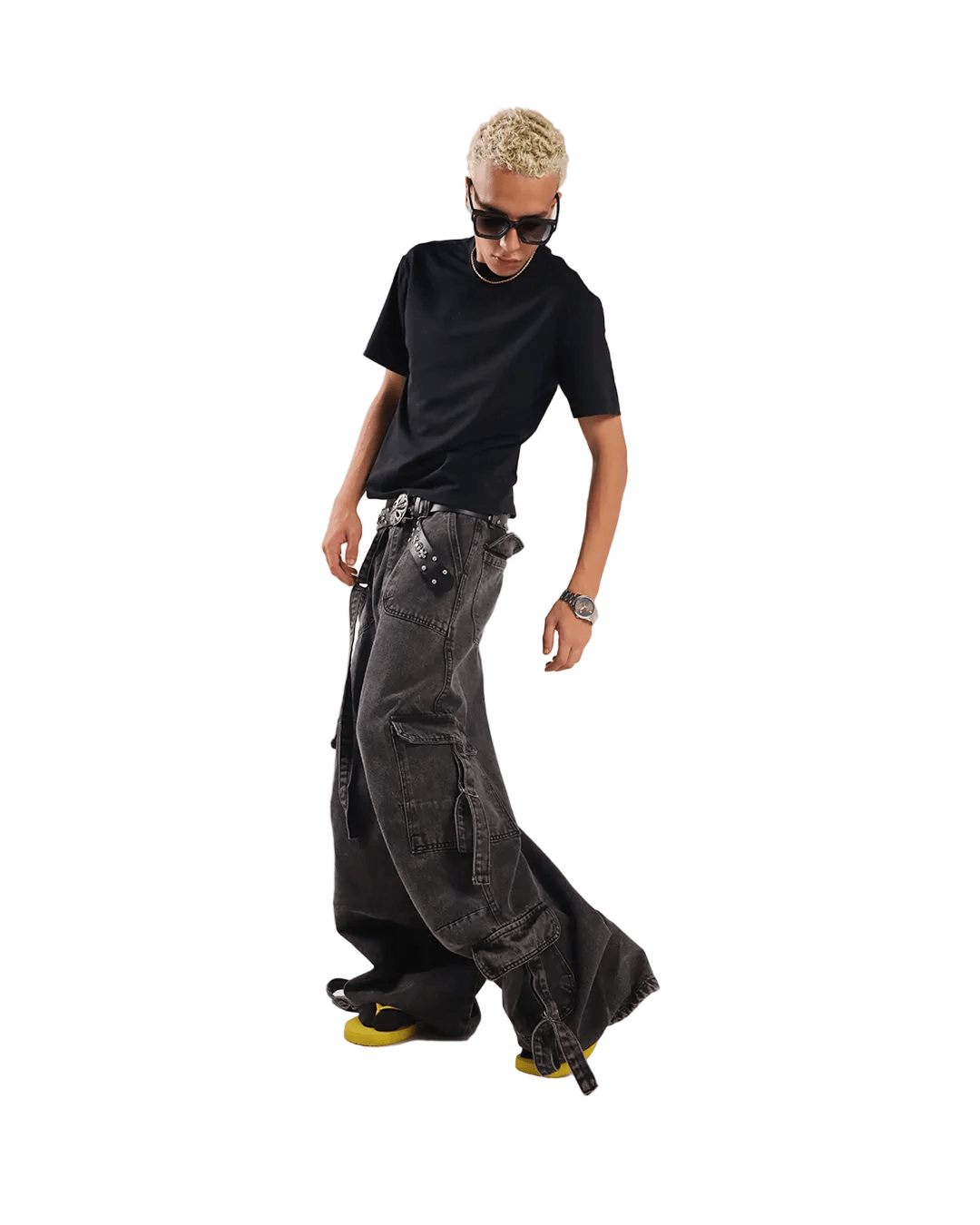 Super Baggy Unisex Jeans - Gray - GENOA