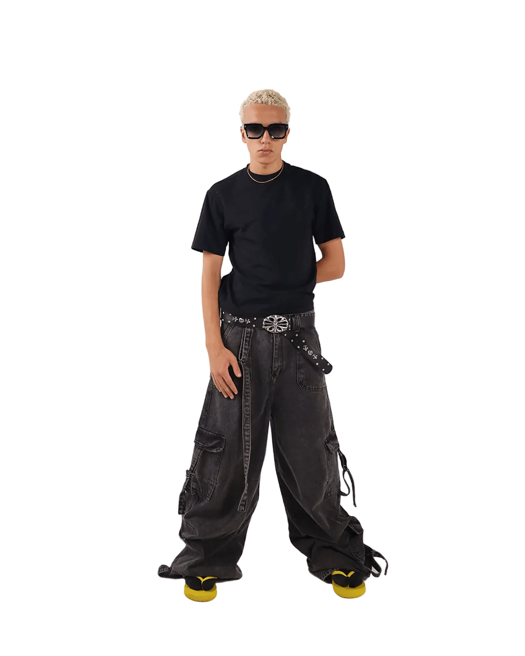 Super Baggy Unisex Jeans - Gray - GENOA
