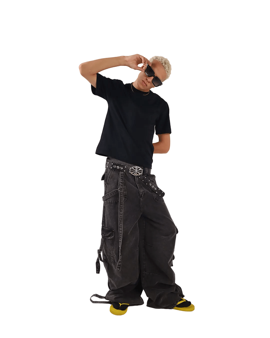 Super Baggy Unisex Jeans - Gray - GENOA