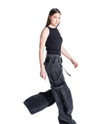 Super Baggy Unisex Jeans - Gray - GENOA