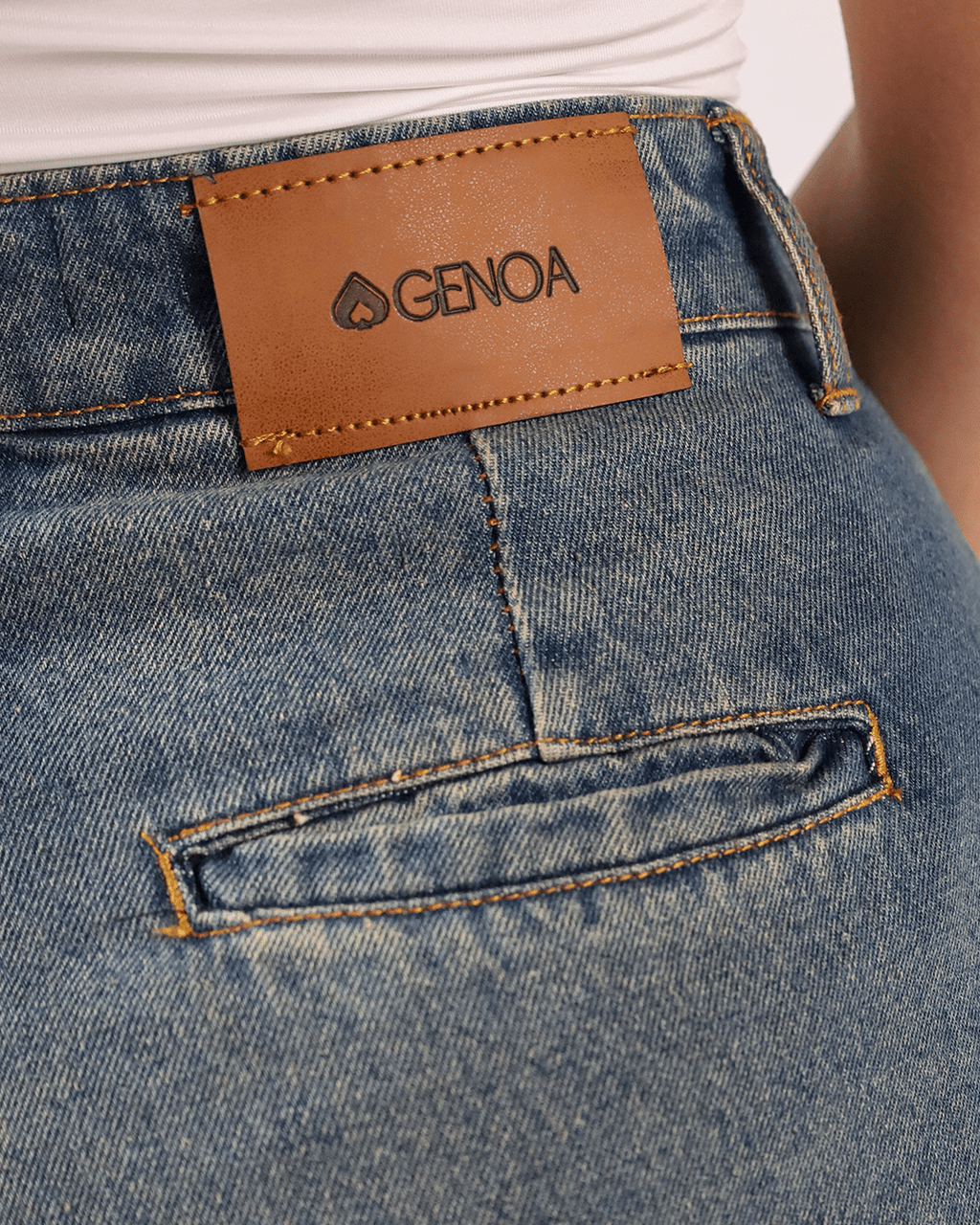 Classic Jeans Unisex - Washed Blue - GENOA