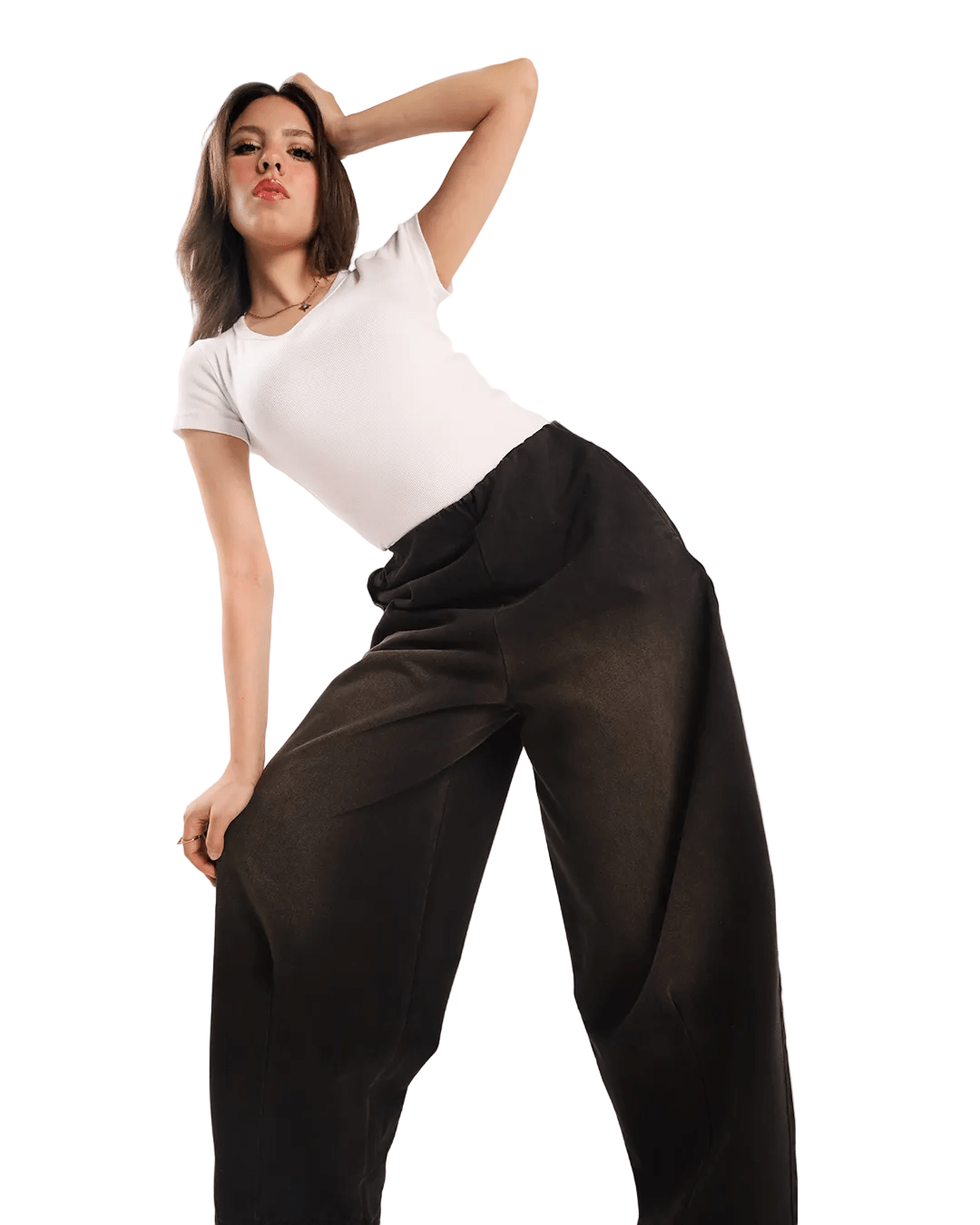 The Sovereign Elastic Jeans - Black - GENOA