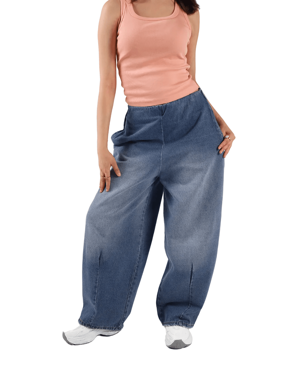The Sovereign Elastic Jeans - Blue - GENOA