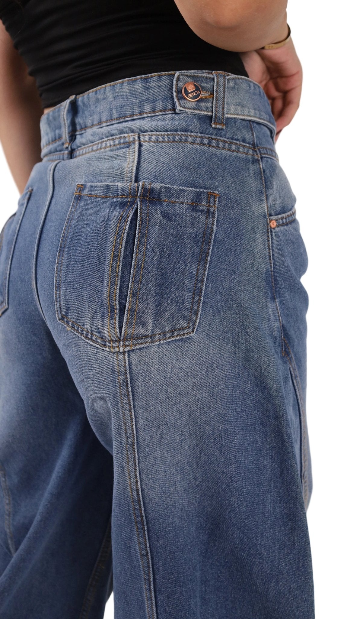 Loose Tapered Fit - Blue - GENOA