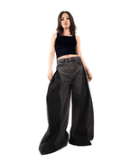 Super Flare Fit Jeans - Dark Gray - GENOA