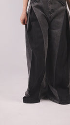 Super Flare Fit Jeans - Dark Gray