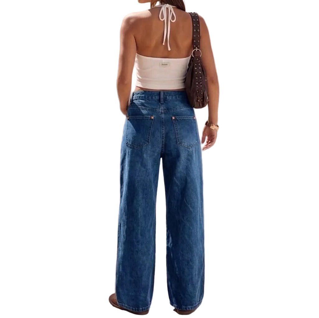 Straight Fit Jeans - Classic Blue - GENOA