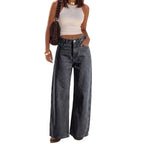 Classic Gray Straight Fit Jeans - GENOA