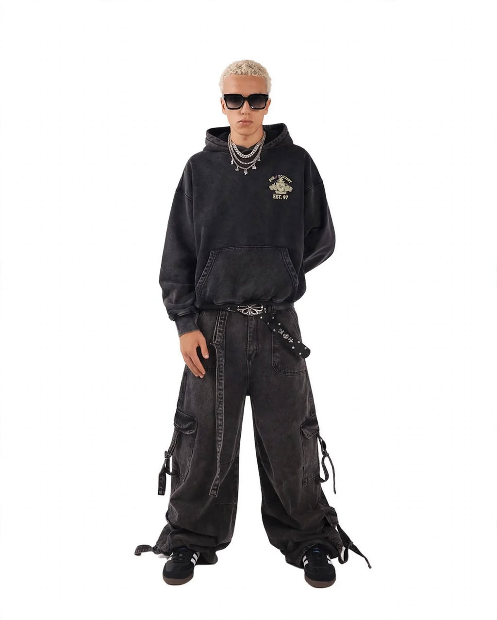 Super Baggy Unisex Jeans - Gray - GENOA