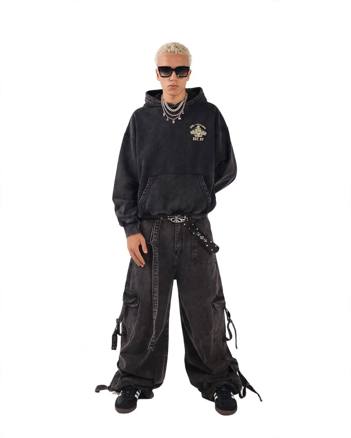 Super Baggy Unisex Jeans - Gray - GENOA