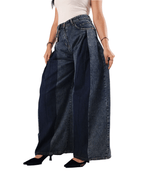 Super Flare Fit Jeans - Dark Blue - GENOA